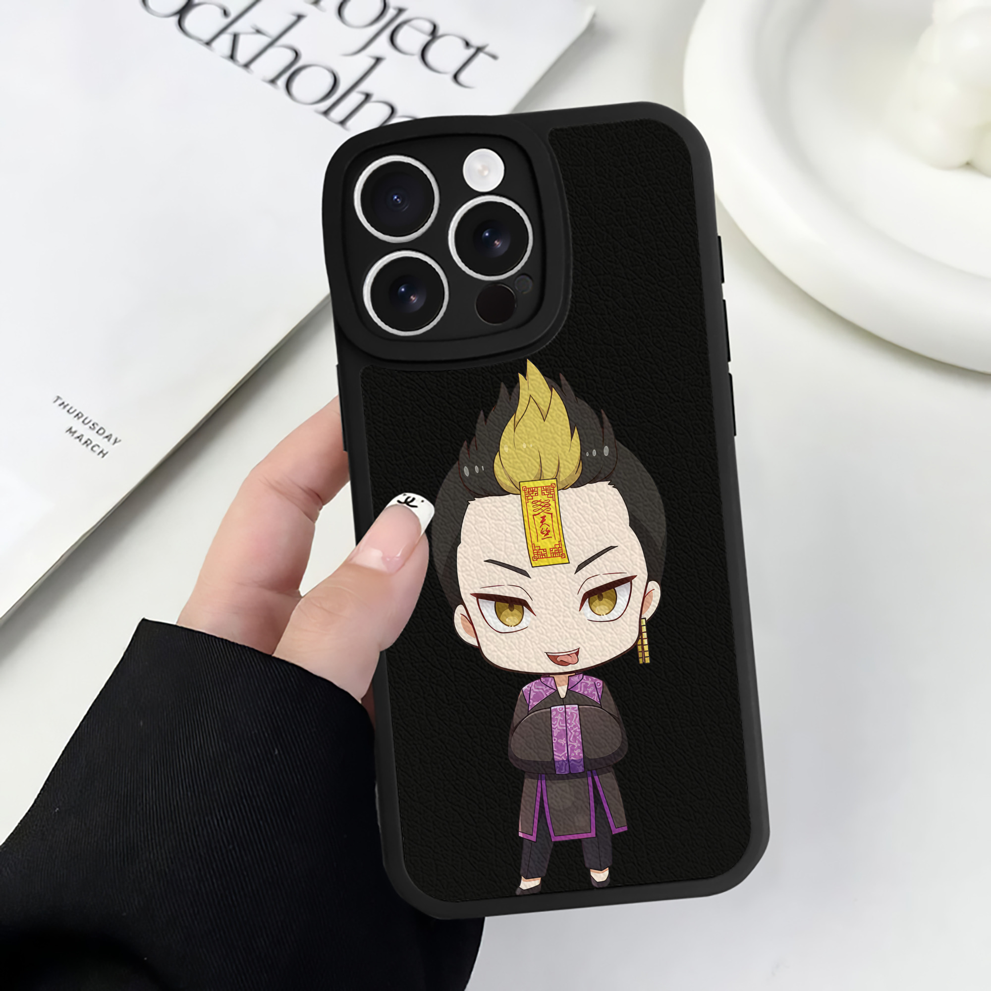 （画像用） 東京リベンジャーズ Tokyo Revengers 【iPhone 16シリーズ対応】シリコンスマホケース（レザー調） 材質：シリコン